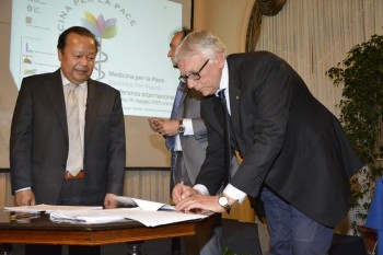 Medicina per la pace-Pledge to Peace-Prem Rawat-Piero Scutari