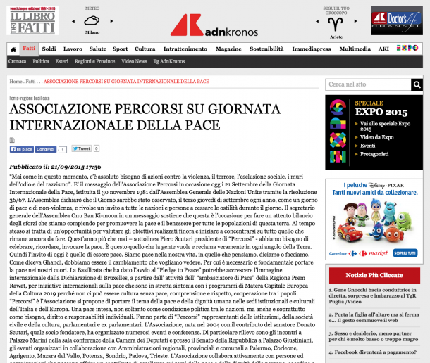 http://www.adnkronos.com/fatti/pa-informa/politica/2015/09/22/associazione-percorsi-giornata-internazionale-della-pace_svdZhg3HCWxHqlM1bQLRGK.html