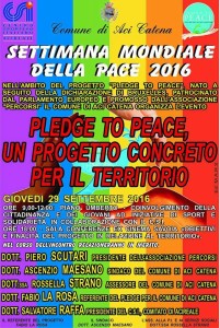 Pledge to Peace-Aci Catena (CT)7